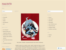 Tablet Screenshot of kaalratri.com